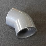 COUDE 45 ° PVC PRESSION Diam. 40mm
